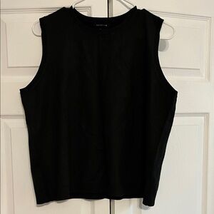 Lands End Lightweight Black Sleeveless Tank Top - Women